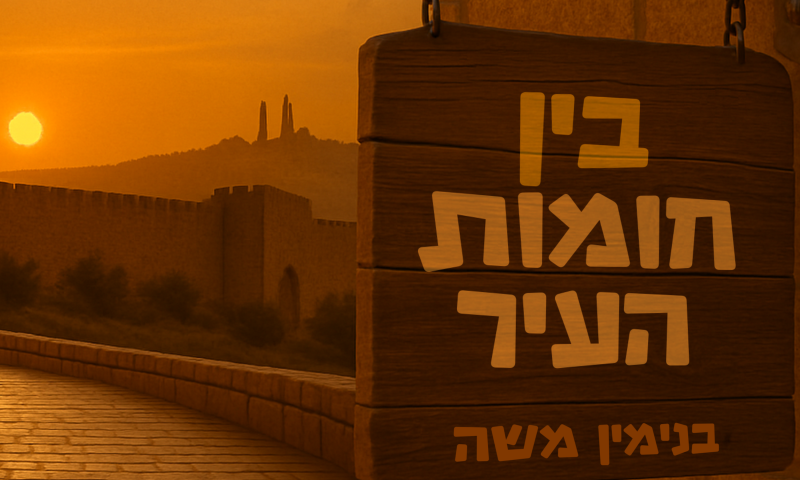שיר חדשני ומרגש: 'בין חומות העיר' - בנימין משה (להאזנה)