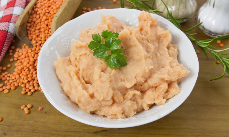 בריא, טעים ואצילי: פירה עדשים כתומות