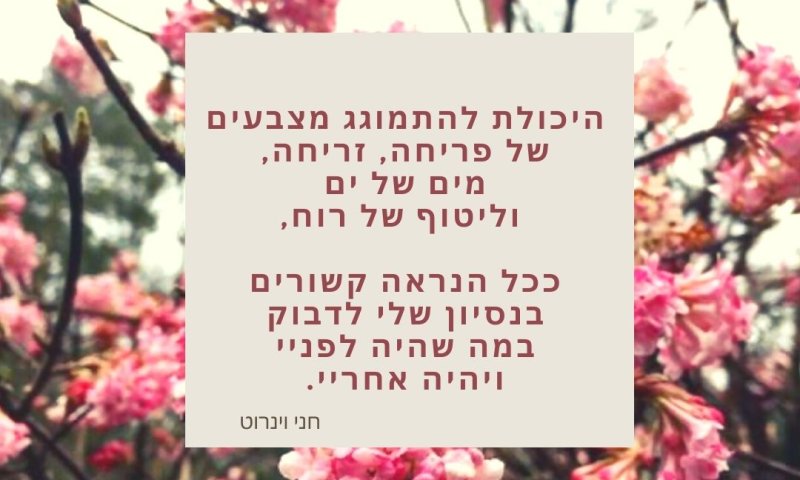 נותנים למילים של חני להדהד