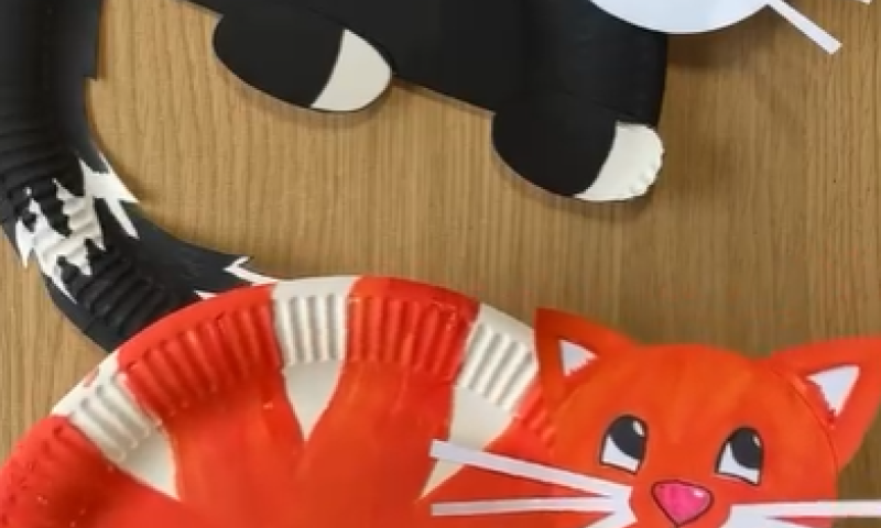 תעסוקה לילדים: חתולים מתוקים מחומרים נפסדים